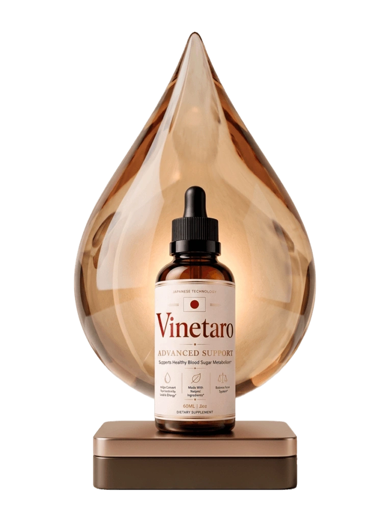 Vinetaro Blood Sugar Wellness Supplement Bottle